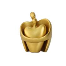 Gold Couple Ornament