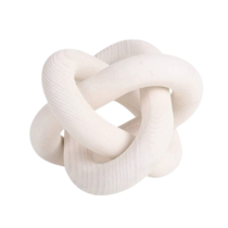 Wooden Knot - White